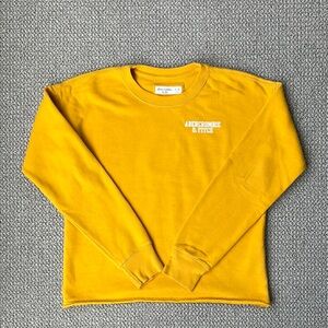Abercrombie Kids Girls Logo Crew Sweatshirt